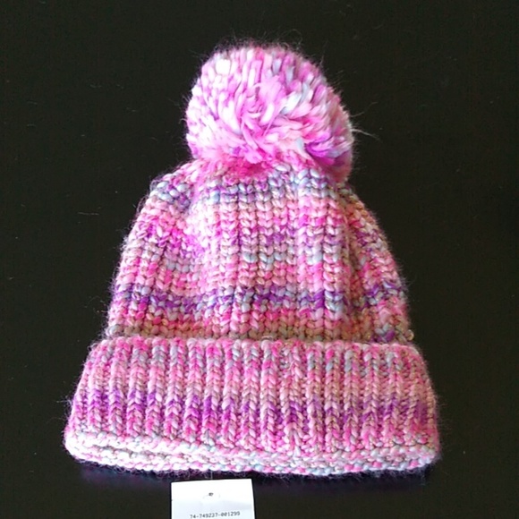 SOMEWHERE OVER RAINBOWS GIRLS STOCKING WINTER HAT - Picture 2 of 4